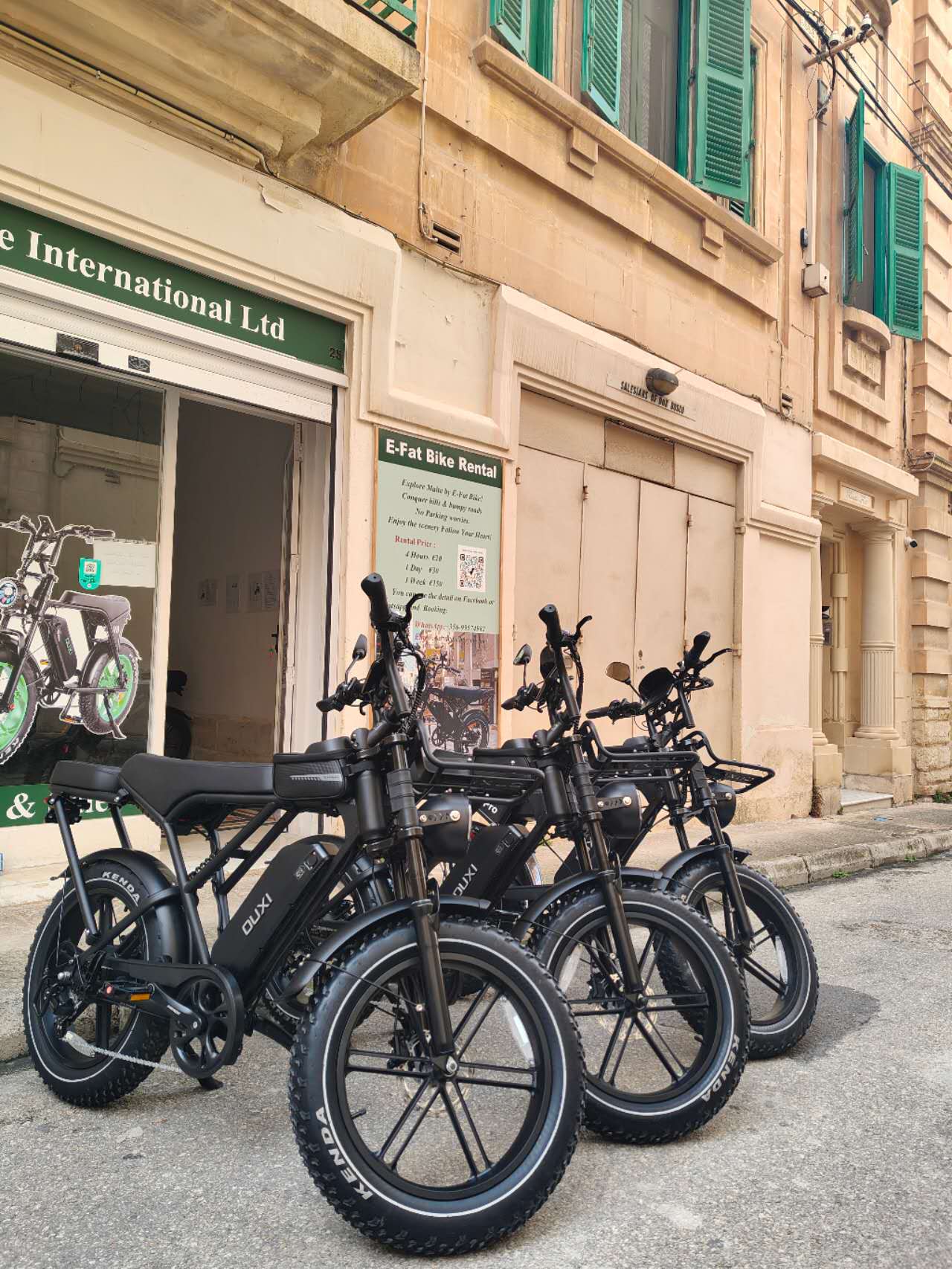 E-bike rental shop Malta